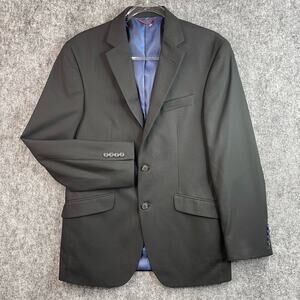 Billy London Sport Coat Blazer Suit Jacket Mens 38 R Black